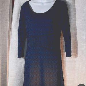 Max Studio Lazor Cut Dress NWOT